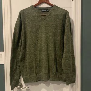 Nautica XXL Sweater in Olive Green